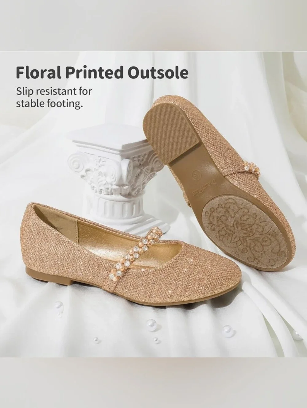 Dream Pairs shimmering rose